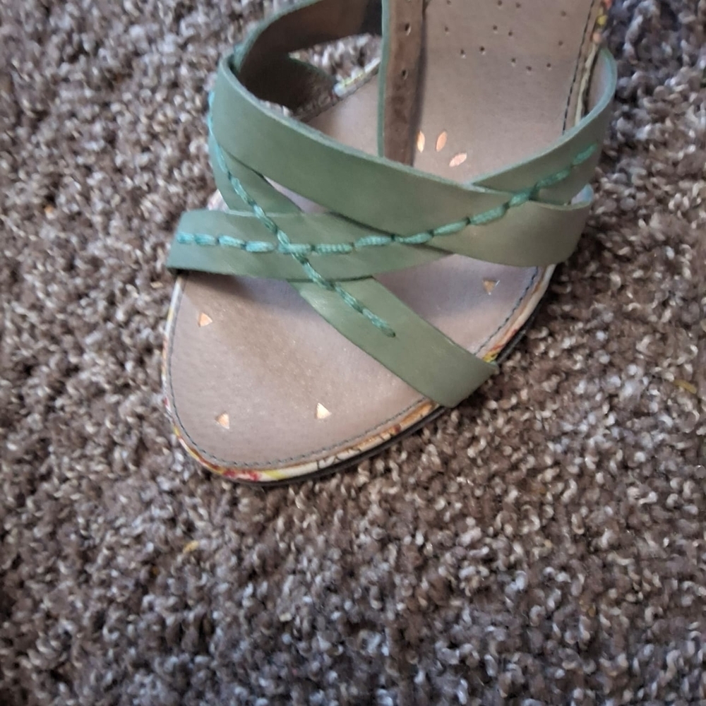 Kenzie Mint Green Strappy Sandals - Picture 10 of 16